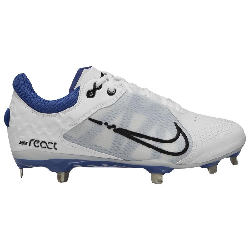 耐克(NIKE)棒球鞋女款轻便缓震耐用训练比赛专业级运动钉鞋 White/Game_Royal/Racer_Blue 36.5