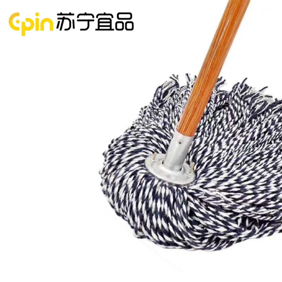 苏宁宜品 SNYP-MXTB-002 棉线拖把纱线材料木棍木把棉纱线高清大图