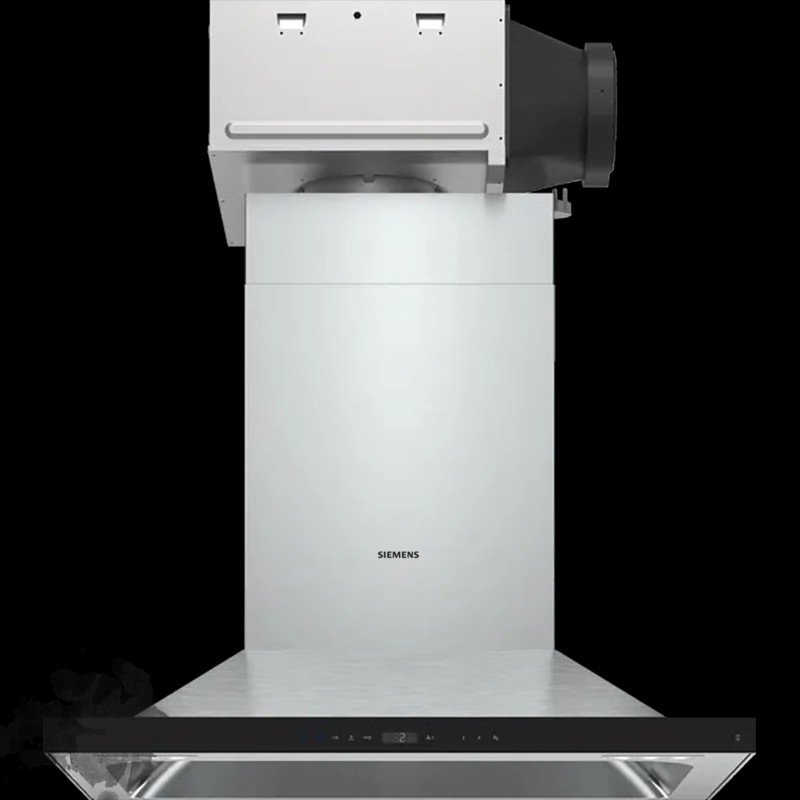 西门子 LC58FK95AW iQ700 壁挂式吸油烟机 90 cm 黑色蒸饭柜高清大图