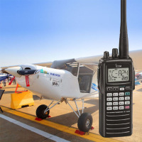艾可慕(ICOM) A24航空电台高频对空电台手持电台对讲机 黑色