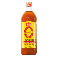 海天零添加料酒 0金标料酒800ml*2瓶去腥膻提鲜烹鱼煮肉家用黄酒 精制料酒