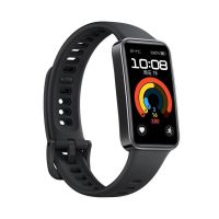 华为(HUAWEI)智能运动手环9 NFC版 星空黑 血氧检测 睡眠心率监测 100种运动模式 50米防水游泳级 智能亮度调节 消息提醒 磁吸快充长续航 轻薄设计 兼容安卓苹果