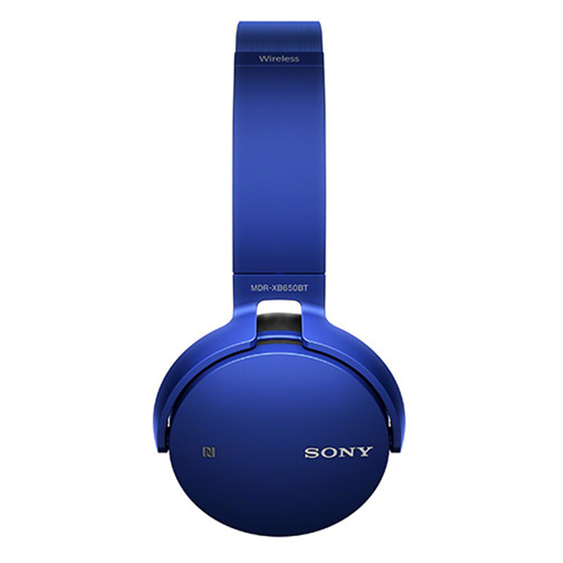 Sony/索尼 MDR-XB650BT头戴式耳机重低音蓝牙手机通话无线耳麦 蓝色