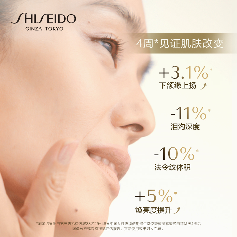 资生堂 悦薇智感紧塑焕白精华液40ml 抗糖精华紧致焕亮 生日礼物高清大图