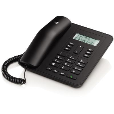 摩托罗拉(MOTOROLA) CT310C普通家用/办公话机来电显示电话机商务有绳座机(黑色)