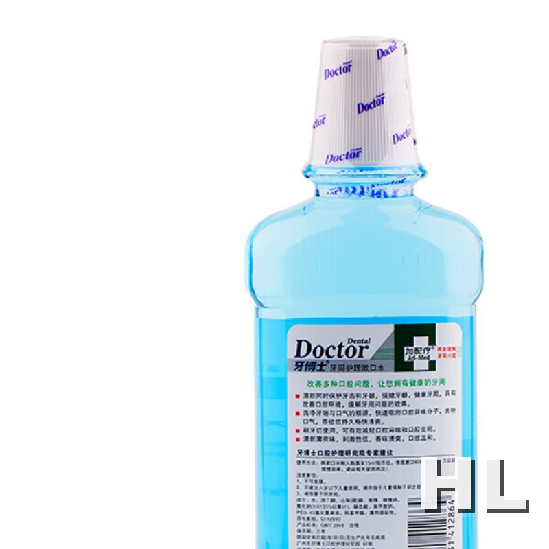 牙博士牙周护理漱口水500ml/瓶高清大图