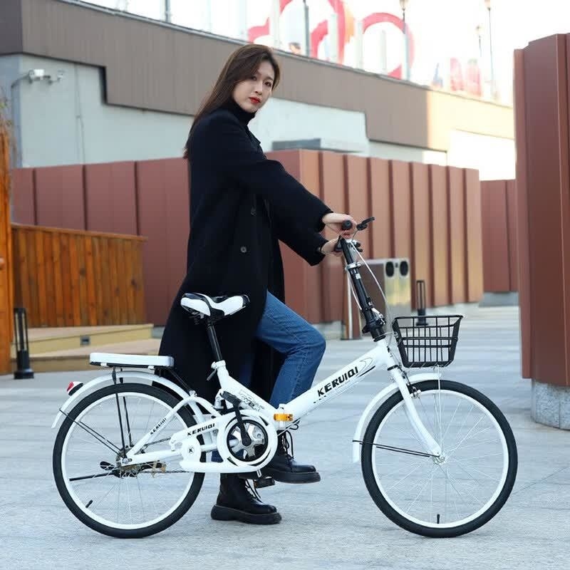 新款折叠自行车轻便变速便携式20寸22寸儿童学生男女孩中大童高清大图