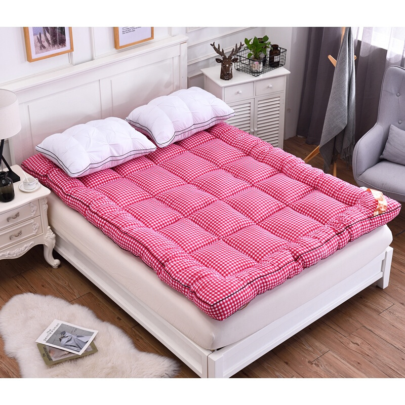 加厚软床垫1.5m1.8m可折叠榻榻米床褥子双人单人学生宿舍保暖垫被