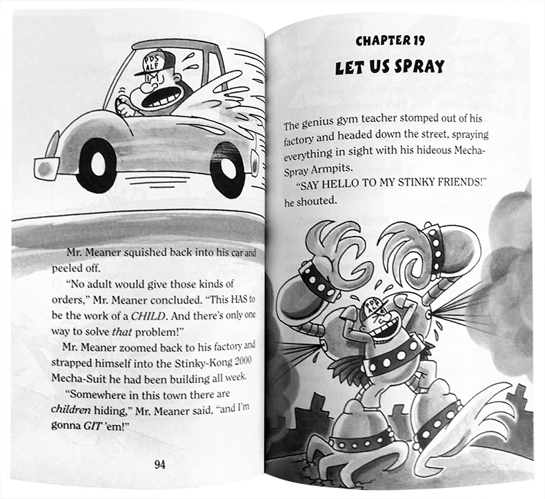 [正版]内裤超人队长12册The Gigantic Collection of Captain Underpants英文高清大图