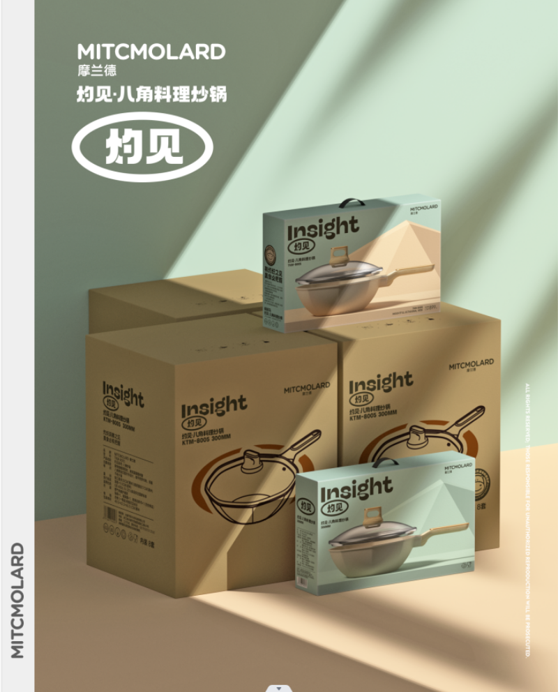 摩兰德-灼见八角料理炒锅TKM8005高清大图