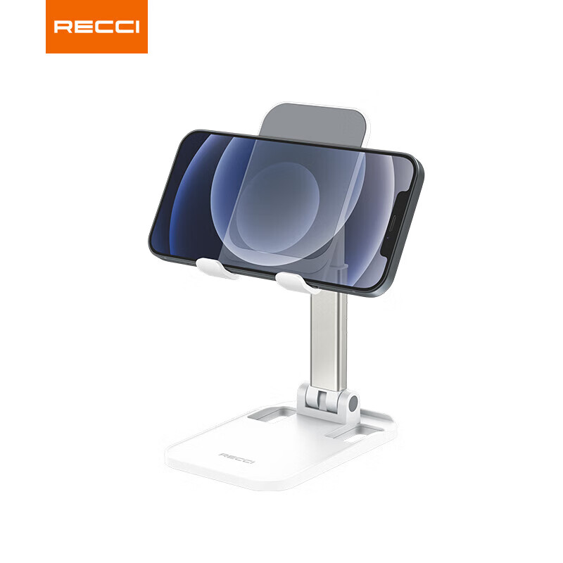 锐思 RECCI 华为苹果手机支架 白色 RHO-M10高清大图