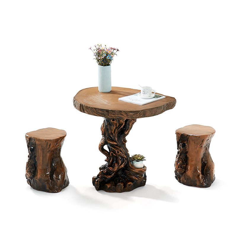 户外桌椅组合庭院休闲阳台树脂四件套露台花园小茶几防晒室外桌椅