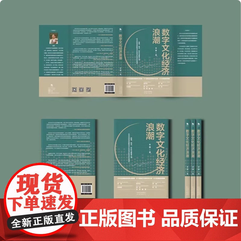 正版 数字文化经济浪潮 金巍著 文化经济到数字文化经济的革命性跃迁 20年发展脉络和热点梳理 5个视角交叉研究与分析 中高清大图
