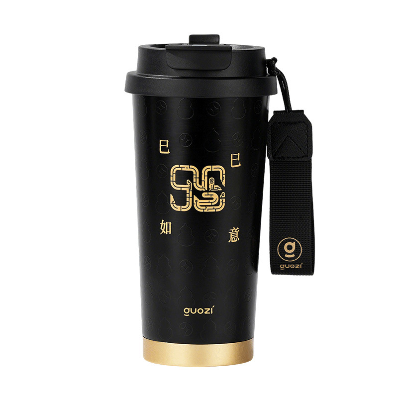 果兹保温杯500ml内胆轻瓷乙巳礼盒装GZ-JD102-A