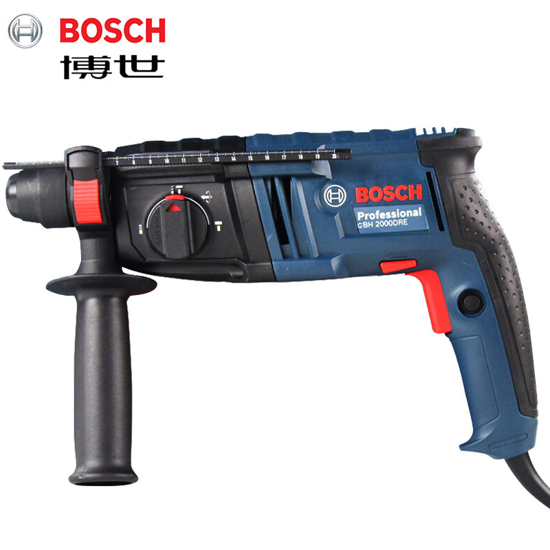 【苏宁自营】博世（BOSCH）GBH2000DRE 三功能四坑电锤电镐带凿削电钻可调速正反转两用电锤
