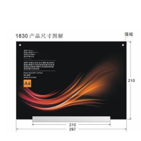 苏识 1830尺寸297X210mm 亚克力铝底展示铭牌A4桌牌(计价单位:块)彩色