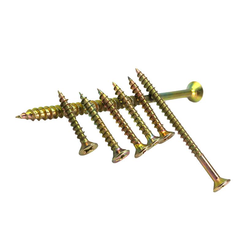 自攻十字平头自攻生态纤维板钉快牙自攻钉合页自攻螺丝墙板钉彩色412