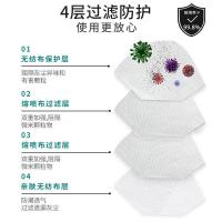 医用防护N95口罩四层过滤医用级防护成人防细菌飞沫病毒