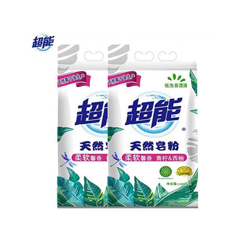 WQMD超能天然皂粉1.008kg*2袋