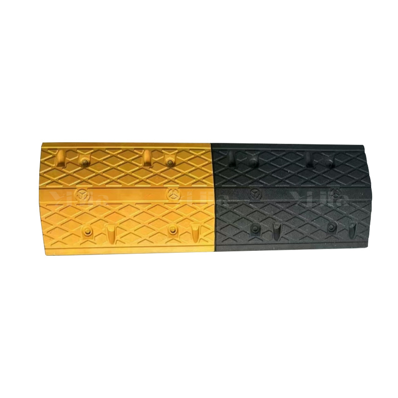 翌嘉YJ5011406 橡塑减速带道路公路汽车停车场限速缓冲橡塑减速带 菱型 1000*350*40高清大图