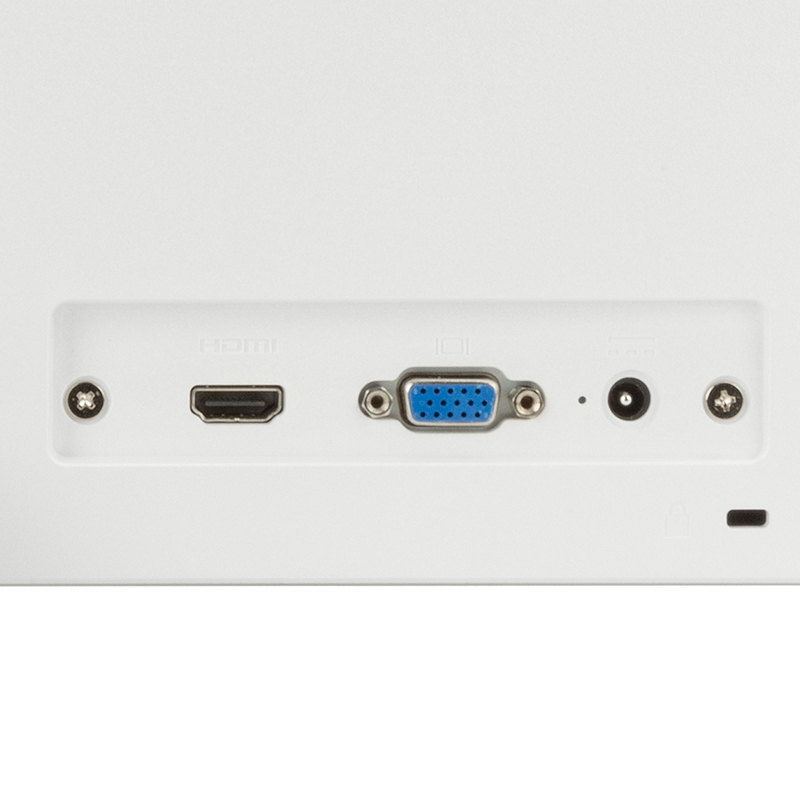 惠普(HP)24FW 23.8英寸IPS 高性能娱乐家用办公纤薄机身电脑高清大屏显示屏显示器 白色高清大图