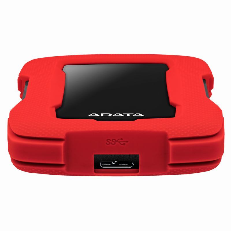威刚(ADATA)移动硬盘 HD330 1TB USB3.0 2.5英寸 可加密 兼容Mac 红色