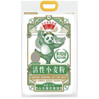 鲁花福花(熊猫)多用途活性小麦粉2.5kg家用小麦饺子面粉 饺子面条馒头包子烙饼面食通用 多用途面粉5斤装 高筋面粉