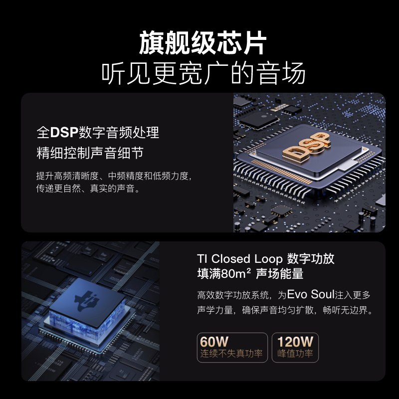 EDIFIER/漫步者Evo Soul蓝牙音箱高音质音响大音量低音炮家用花再 流光黑高清大图