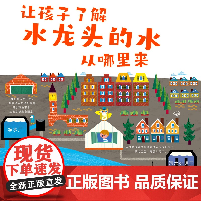 心喜阅绘本馆:水从哪里来(精装)高清大图