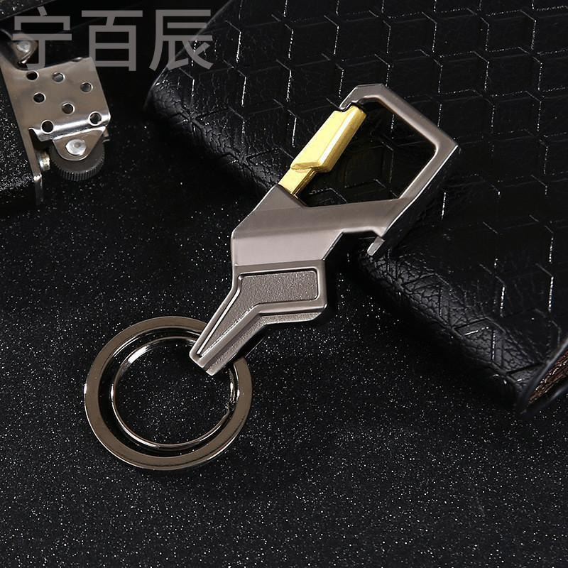 宁百辰金属开瓶器钥匙扣男士腰挂个性小礼品厂家激光定制创意钥匙扣配饰
