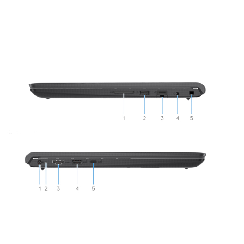 戴尔(DELL)成就3425 2022年新品 商用办公 轻薄便携 Win11 14英寸 笔记本电脑 R5 5625U 8G 256G 黑色