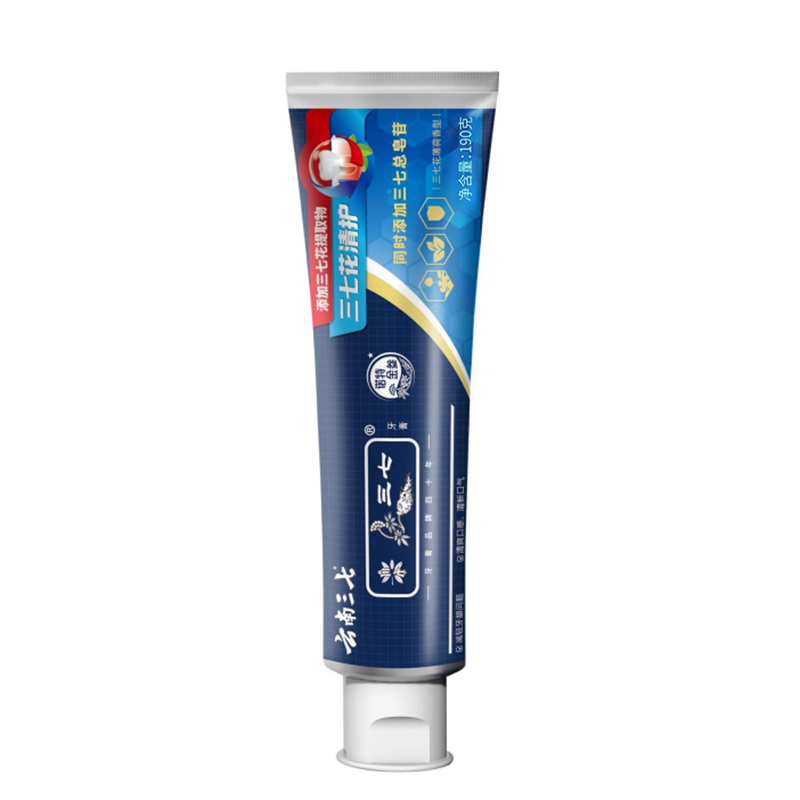 三七花清护牙膏(三七花薄荷香型) 2支装高清大图
