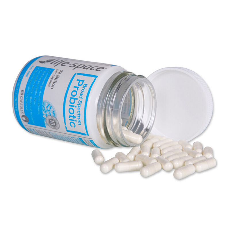 Life Space成人广谱益生菌胶囊60粒/瓶装 澳洲原装进口 守护肠道健康 香港/保税随机发