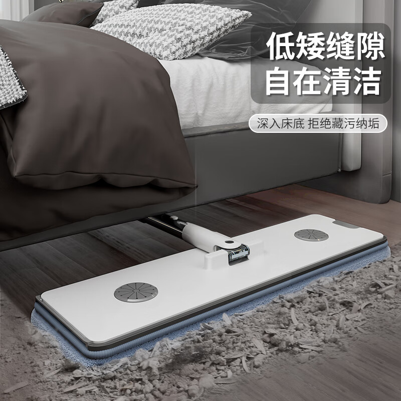 佳帮手平板拖把40cm2布家用一拖净免手洗2025带桶一套洗拖地神器墩拖布高清大图