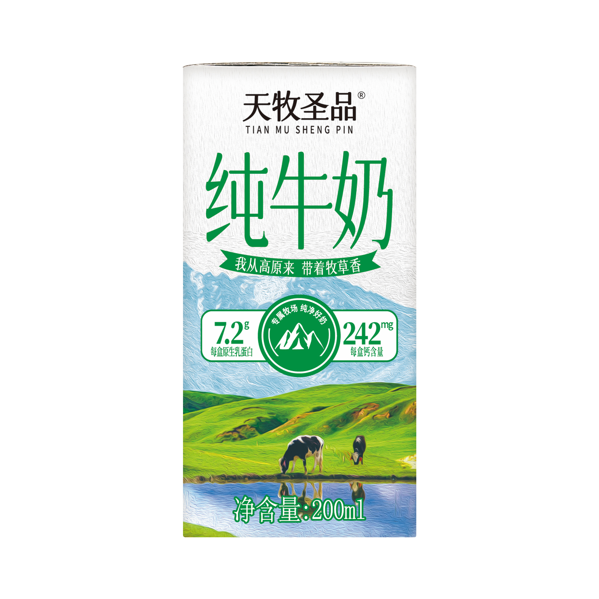 三箱天牧圣品雪域高原3.6蛋白高钙纯牛奶营养早餐奶高清大图