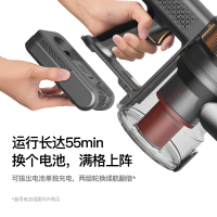 德尔玛无线吸尘器VC80家用小型大吸力强力手持式大功率车载吸尘机