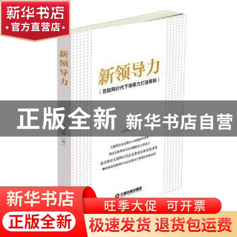 正版 新领导力:互联网时代下领导力打造策略 张国银 中国财富出版高清大图