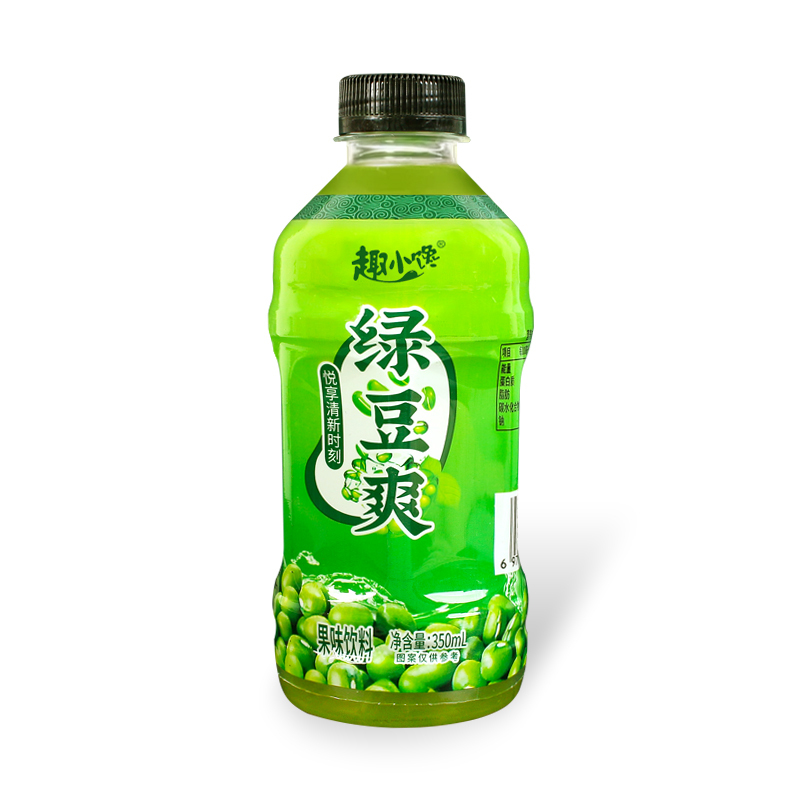 趣小馋 绿豆爽果味饮料 350ml 6瓶