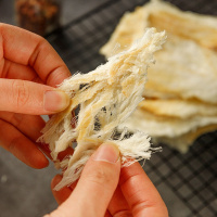 炭烤鳕鱼片 鱼片烤鱼片海味零食鱼片零食即食零食鱼片 原味鳕鱼片110克