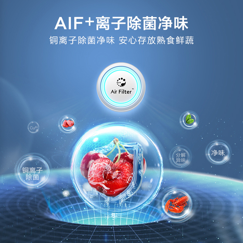 容声(Ronshen) BCD-592WD16HP592升对开门冰箱双开门大容量 一级能效双变频 AIF+离子抑菌净味高清大图