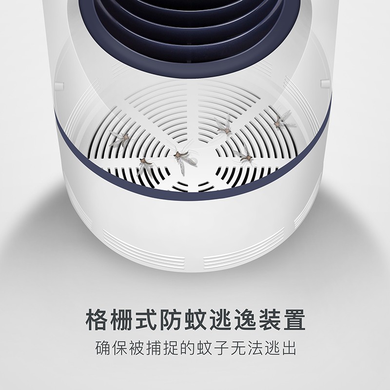 三维工匠化灭蚊家用 灭蚊灯蚊子灭蚊灯器室内婴儿物理器杀蚊子灭蚊器us 2020升级款[灭蚊]三台装高清大图