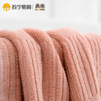 苏宁极物毛巾纯棉洗脸洗澡家用成人男女士全棉柔软吸水面巾 814-2