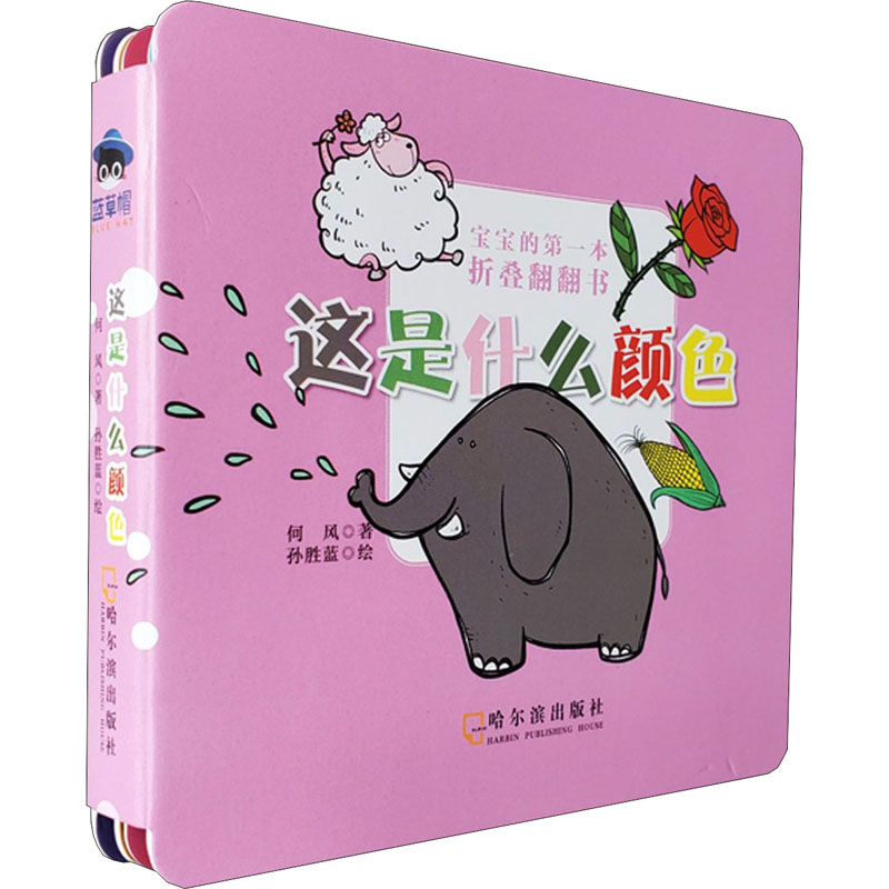 醉染图书宝宝的本折叠翻翻书 这是什么颜色9787548451716高清大图