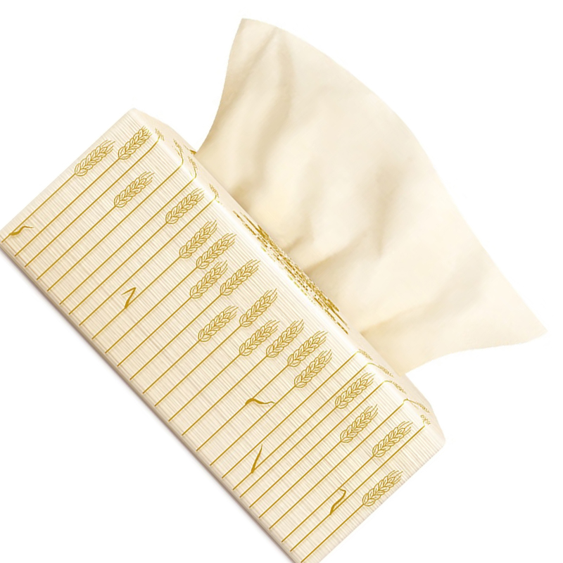 泉林本色抽纸 3层120抽*8包S码 纸巾面巾纸 原生浆无添加 便携易储存高清大图