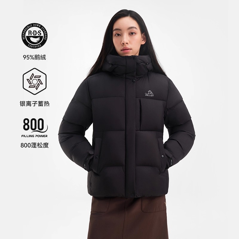 伯希和(PELLIOT)女装 秋冬户外防风滑雪保暖抗寒羽绒服外套 125408026高清大图