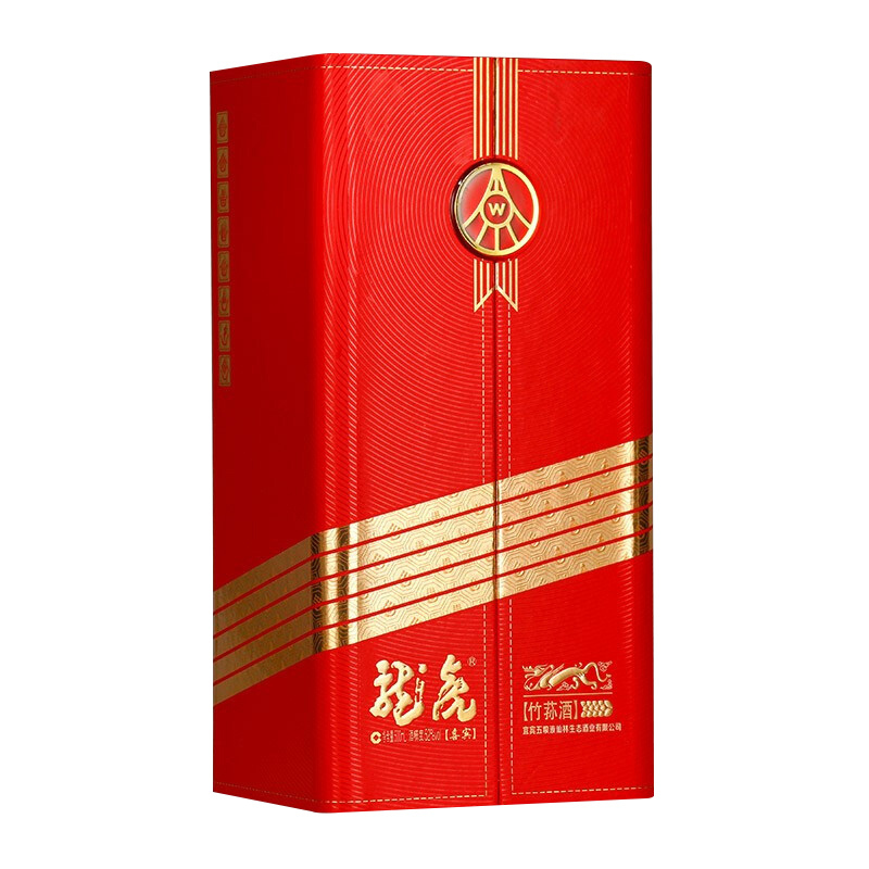 五粮液股份出品 龙虎喜宾 竹荪酒 52度 500ml*6瓶 整箱装 浓香型 白酒