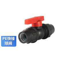 铭通远洋 PE管配件20 25mm 活接球阀（20个）