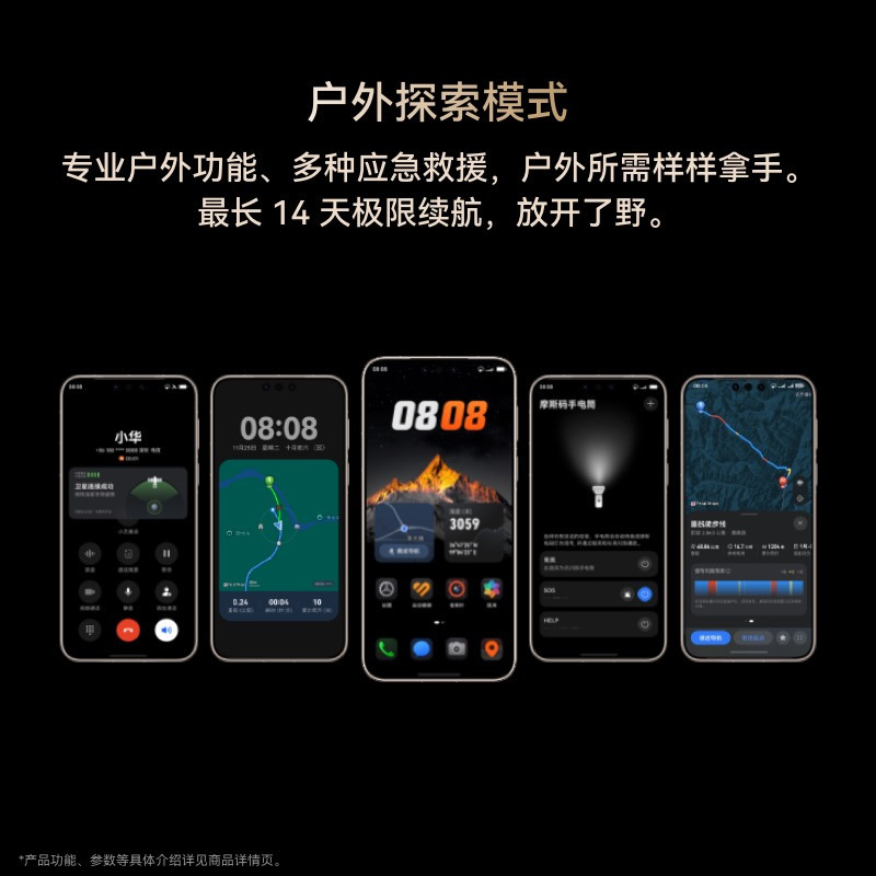 华为/HUAWEI Mate 80 Pro Max 新品智能手机 全金属玄武架构 超透亮灵珑屏 第二代红枫影像 16GB+512GB 极昼金高清大图