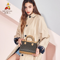 稻草人(Mexican)包包女包2019新款单肩包女手提包时尚女士斜挎包百搭妈妈包