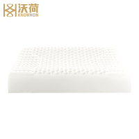 沃荷(KnowHow)泰国进口天然乳胶成人儿童护颈防螨颗粒按摩枕芯乳胶枕头